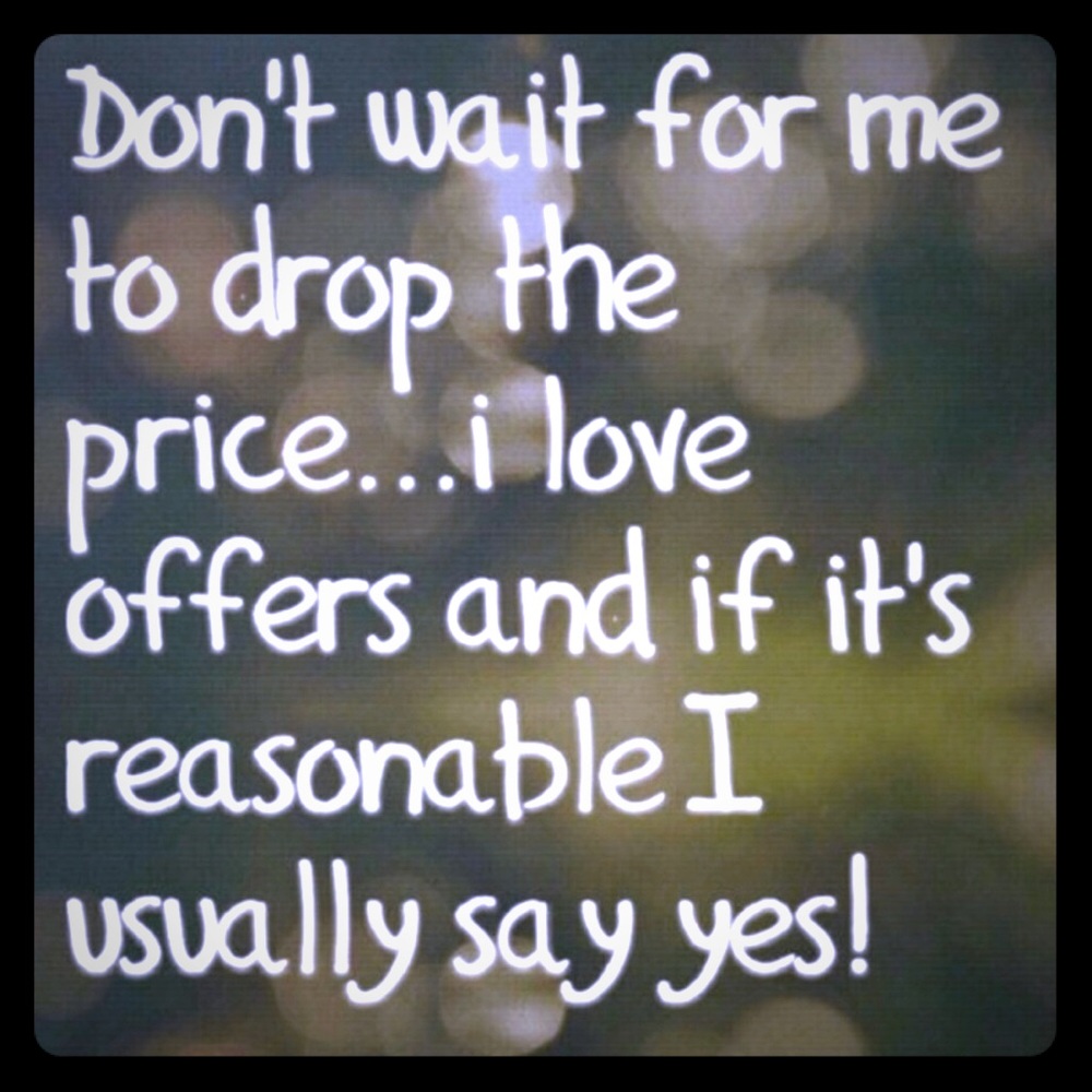 I LOVE OFFERS !🥰